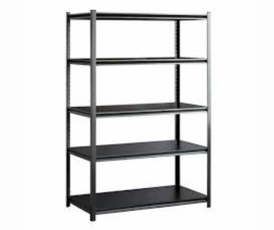 Metal shelving rack